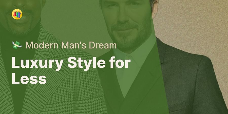 Luxury Style for Less - 💸 Modern Man's Dream